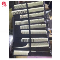 Factory price hair salon accessories anti static stainless steel comb