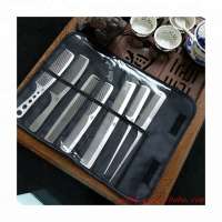 Professional stainless steel hair comb custom sets for hair salon equipment